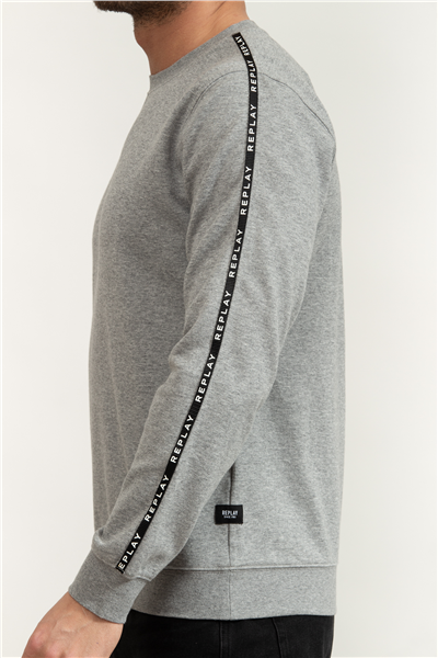 Replay Regular Erkek Bisiklet Yaka Sweatshirt