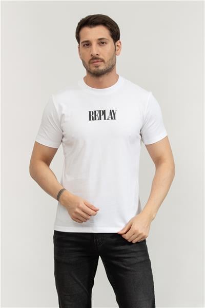 Replay Regular Erkek Bisiklet Yaka T-Shirt