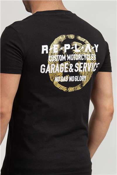 Replay Regular Erkek Bisiklet Yaka T-Shirt