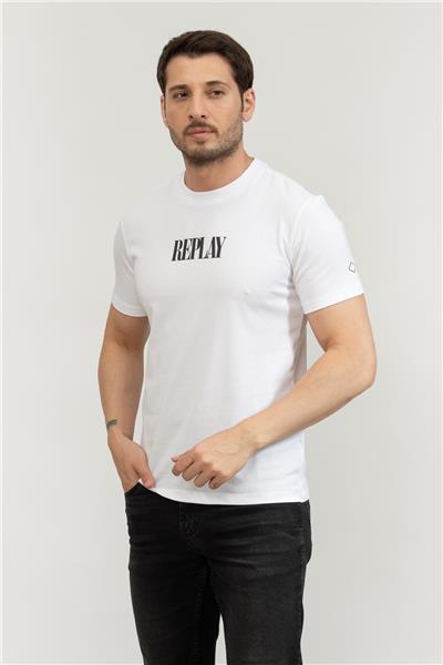 Replay Regular Erkek Bisiklet Yaka T-Shirt