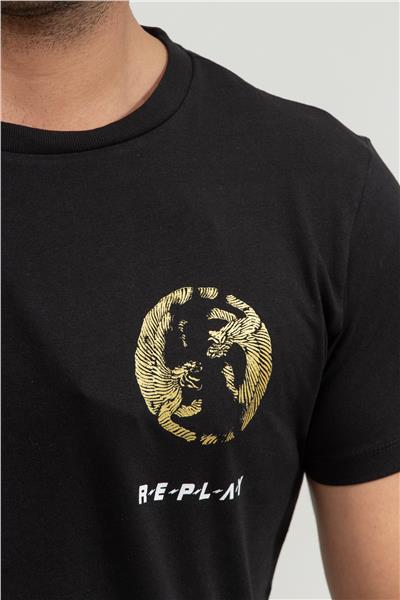 Replay Regular Erkek Bisiklet Yaka T-Shirt