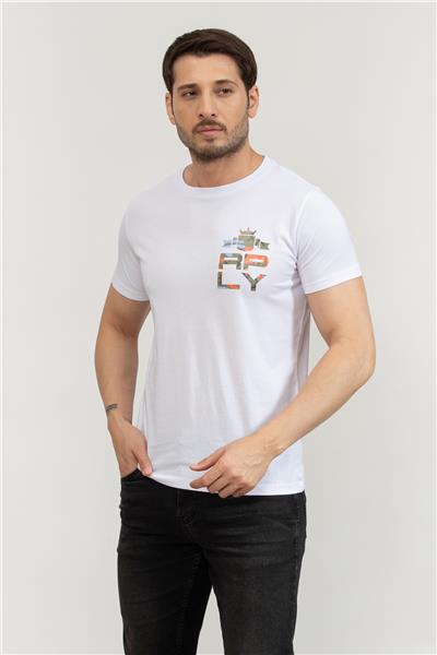 Replay Regular Erkek Bisiklet Yaka T-Shirt