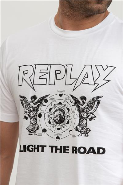 Replay Regular Erkek Bisiklet Yaka T-Shirt