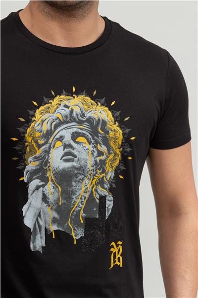 Replay Regular Erkek Bisiklet Yaka T-Shirt