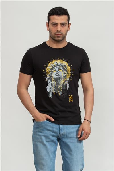Replay Regular Erkek Bisiklet Yaka T-Shirt