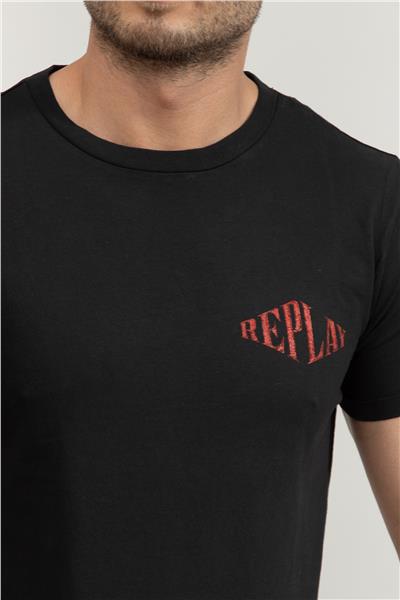 Replay Regular Erkek Bisiklet Yaka T-Shirt