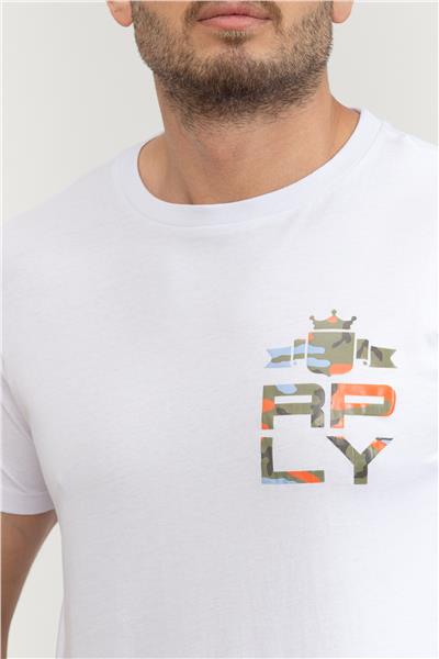 Replay Regular Erkek Bisiklet Yaka T-Shirt