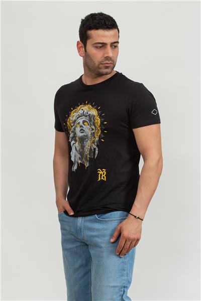 Replay Regular Erkek Bisiklet Yaka T-Shirt