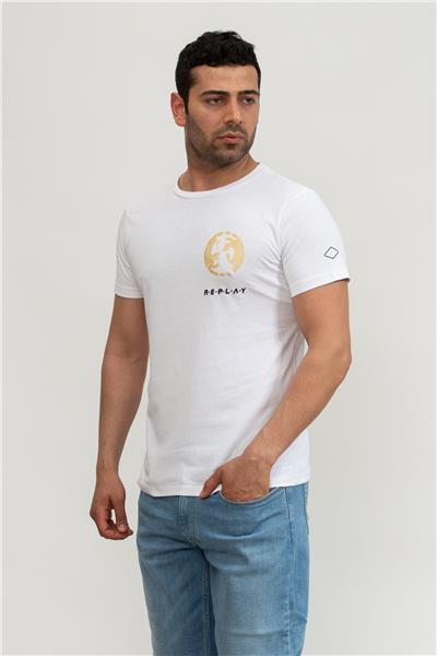 Replay Regular Erkek Bisiklet Yaka T-Shirt