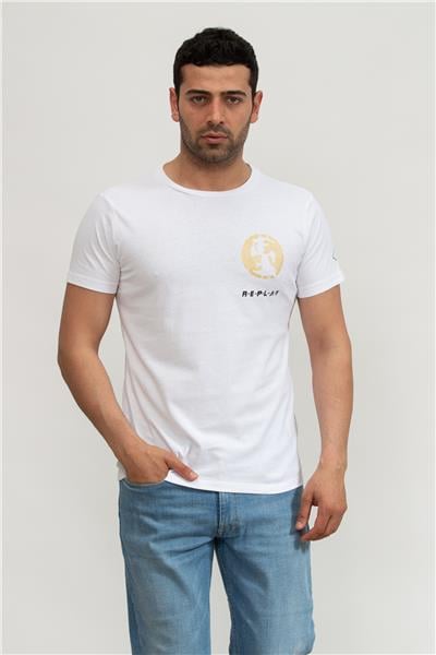 Replay Regular Erkek Bisiklet Yaka T-Shirt
