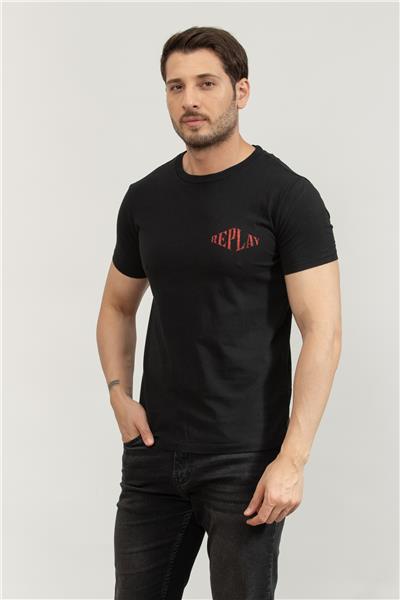 Replay Regular Erkek Bisiklet Yaka T-Shirt