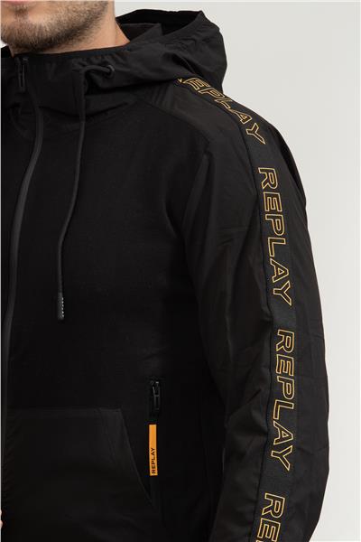 Replay Regular Erkek Fermuarlı Sweatshirt