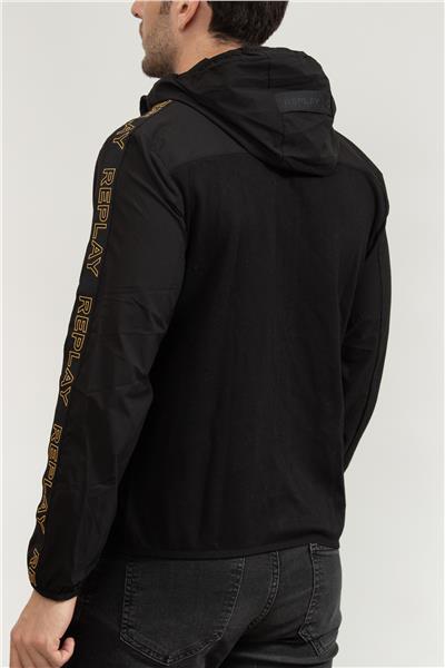 Replay Regular Erkek Fermuarlı Sweatshirt