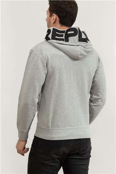 Replay Regular Erkek Fermuarlı Sweatshirt
