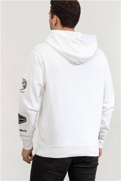 Replay Regular Erkek Kapüşonlu Sweatshirt