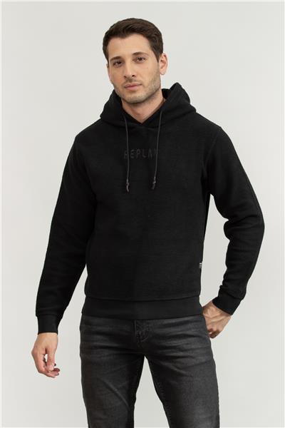 Replay Regular Erkek Kapüşonlu Sweatshirt