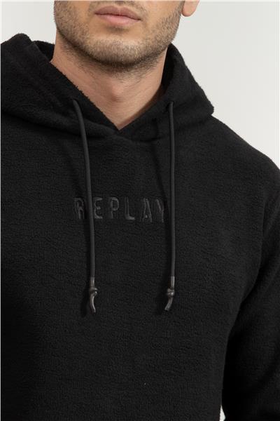 Replay Regular Erkek Kapüşonlu Sweatshirt