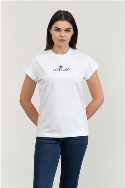 Replay Regular Kadın Bisiklet Yaka T-Shirt