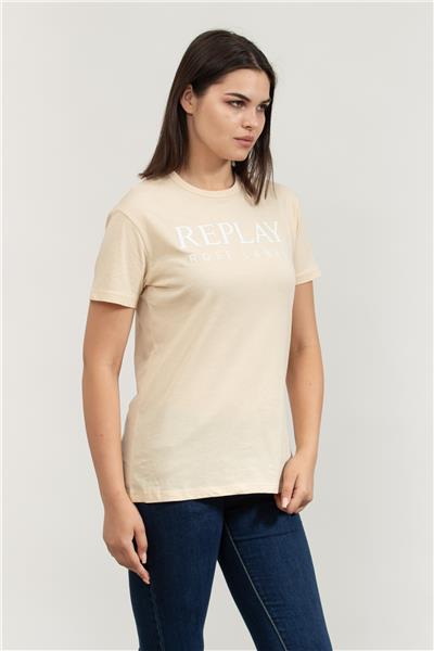 Replay Regular Kadın Bisiklet Yaka T-Shirt
