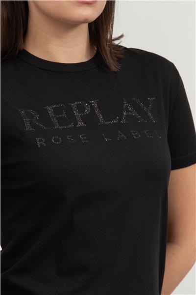 Replay Regular Kadın Bisiklet Yaka T-Shirt