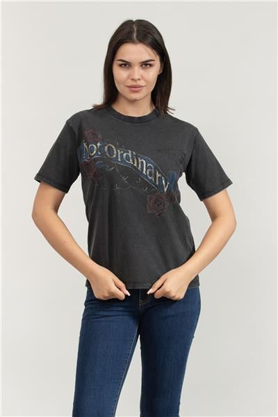 Replay Regular Kadın Bisiklet Yaka T-Shirt