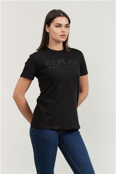 Replay Regular Kadın Bisiklet Yaka T-Shirt