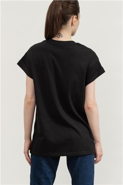 Replay Regular Kadın Bisiklet Yaka T-Shirt