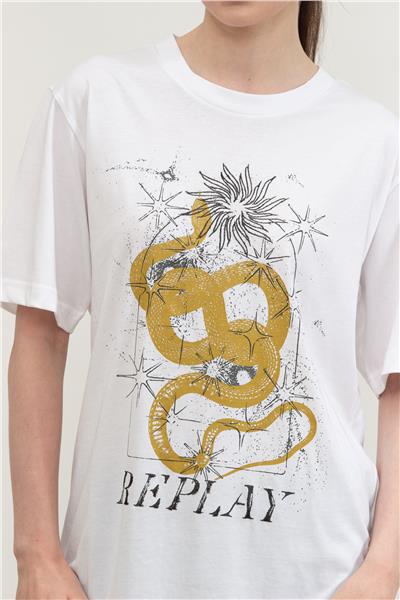 Replay Regular Kadın Bisiklet Yaka T-Shirt