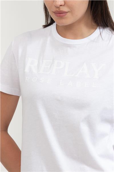 Replay Regular Kadın Bisiklet Yaka T-Shirt