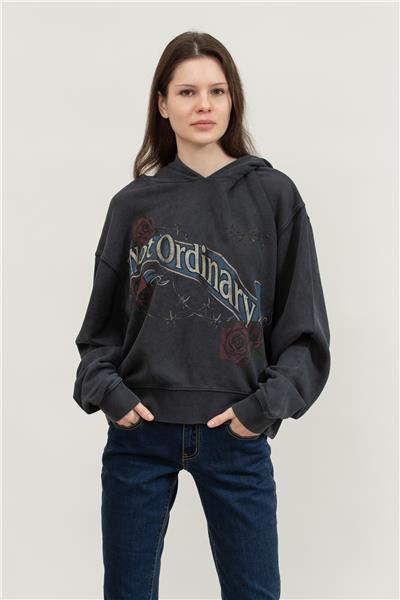 Replay Regular Kadın Kapüşonlu Sweatshirt