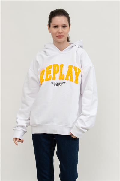 Replay Regular Kadın Kapüşonlu Sweatshirt