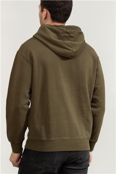 Replay Relaxed Erkek Kapüşonlu Sweatshirt