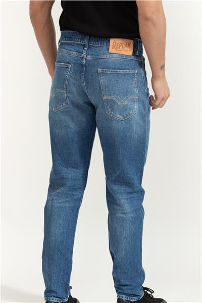 Replay Sandot Relaxed Tapered Erkek Jean Pantolon