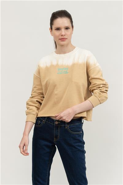 Replay Slim Kadın Bisiklet Yaka Sweatshirt