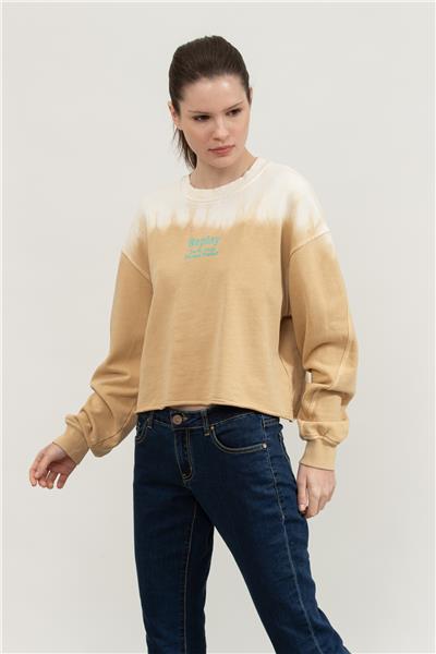 Replay Slim Kadın Bisiklet Yaka Sweatshirt