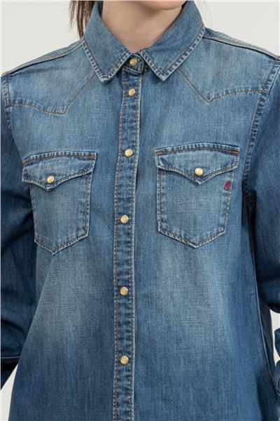 Replay Slim Kadın Gömlek