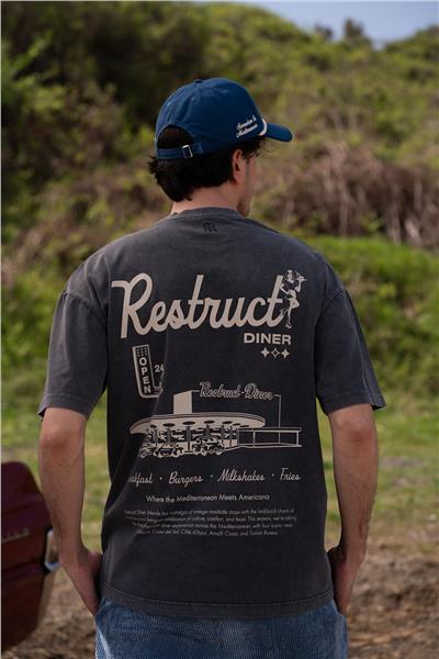 Restruct Erkek Bisiklet Yaka T-Shirt