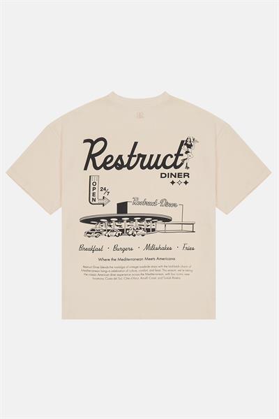 Restruct Erkek Bisiklet Yaka T-Shirt