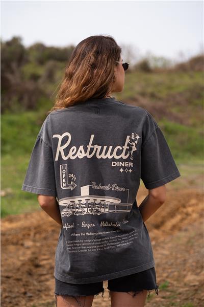 Restruct Erkek Bisiklet Yaka T-Shirt