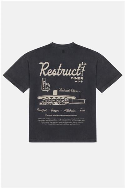 Restruct Erkek Bisiklet Yaka T-Shirt