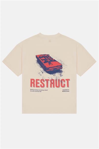 Restruct Erkek Bisiklet Yaka T-Shirt