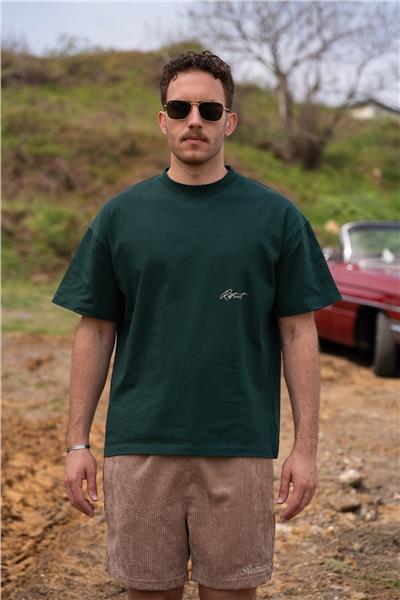 Restruct Erkek Bisiklet Yaka T-Shirt