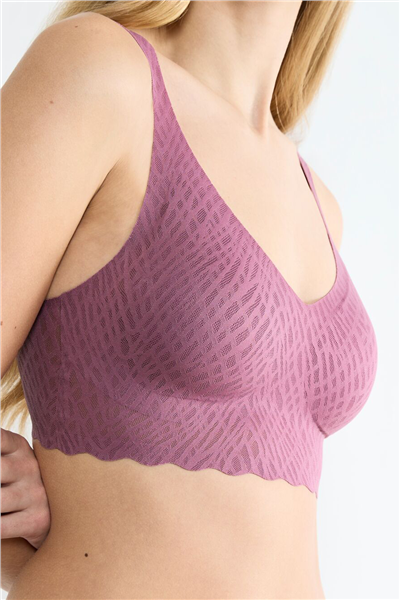 Sloggi Zero Feel Bliss Bralette Sütyen Lila