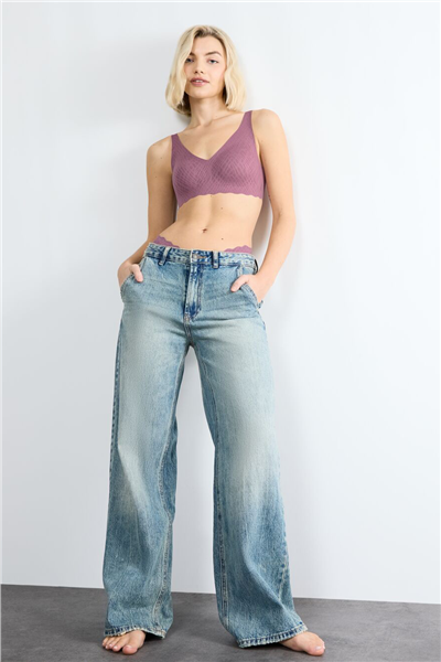 Sloggi ZERO Feel Bliss Soft bra Kadın Sütyen Lila