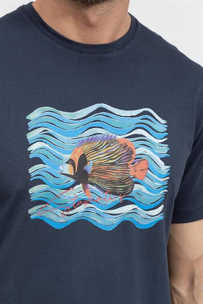 Stamatis Erkek Bisiklet Yaka T-Shirt