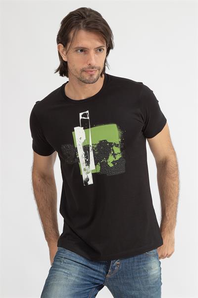 Stamatis Erkek Bisiklet Yaka T-Shirt