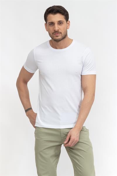 Stamatis Erkek Bisiklet Yaka T-Shirt