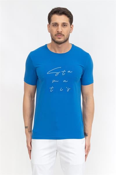 Stamatis Erkek Bisiklet Yaka T-Shirt