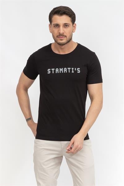 Stamatis Erkek Bisiklet Yaka T-Shirt