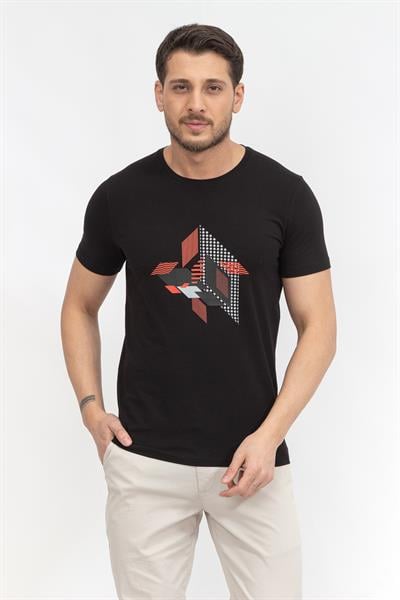 Stamatis Erkek Bisiklet Yaka T-Shirt